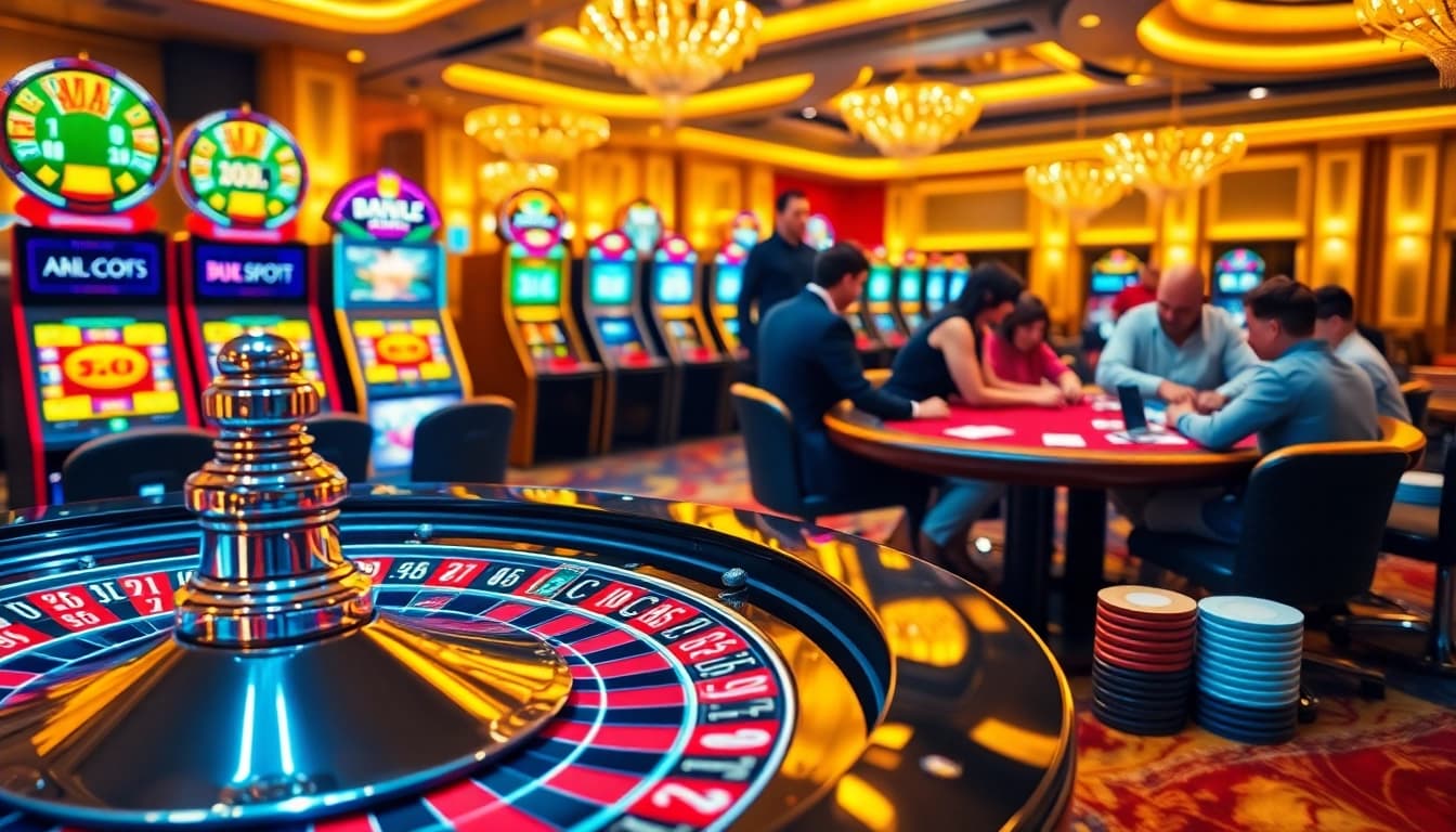 Experience the thrill of tt88 with vibrant casino tables and exciting gameplay.