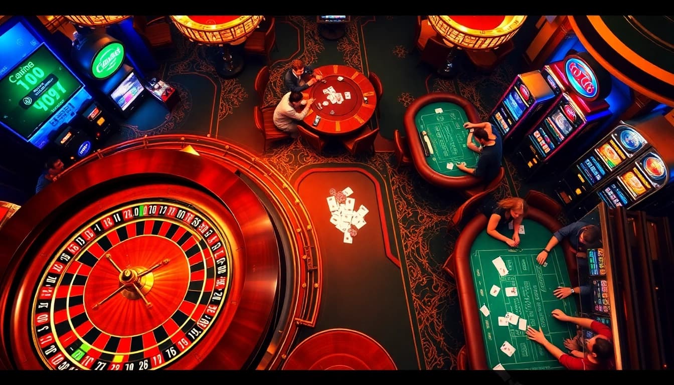 Experience thrilling gameplay at ww88 with vibrant casino tables and engaging slot machines.