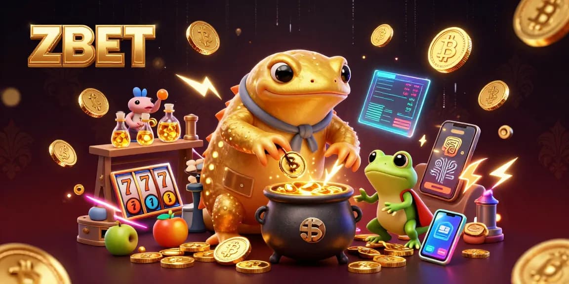 ZBET offers thrilling opportunities to win with slot games featuring alchemical gold transmutation elements.