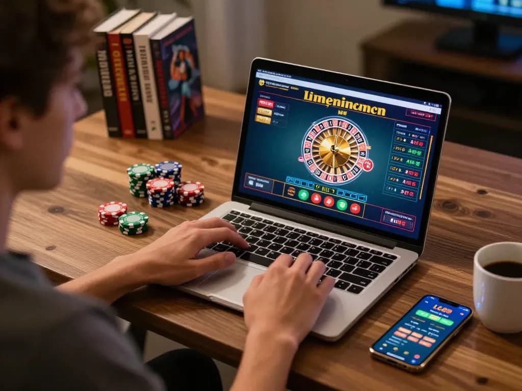 Engaging in live casino gameplay on LC88 win app, showcasing dynamic online betting atmosphere.
