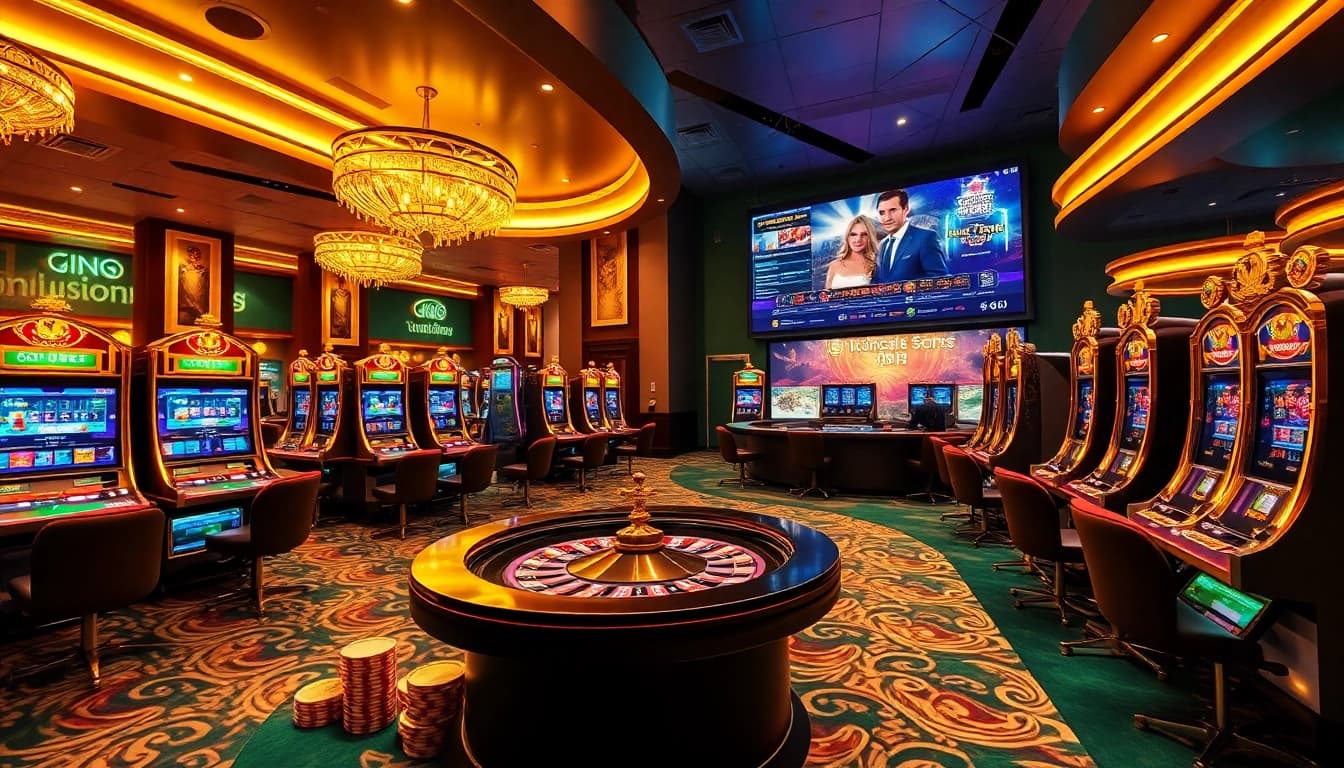 Lương Sơn TV offers a lively gambling atmosphere with poker chips and dynamic online betting screens.