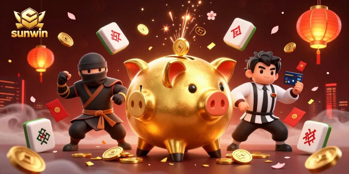 Experience the thrilling gameplay of sunwin with dynamic golden elements and energetic characters.