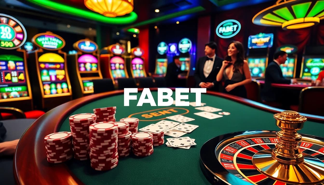 Experience thrilling gambling at https://fabet.blog/ with a vibrant casino atmosphere showcasing poker and roulette.