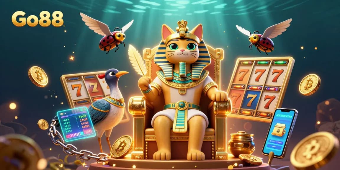 Engage in thrilling gameplay with Go88, featuring vibrant casino elements and enchanting characters.
