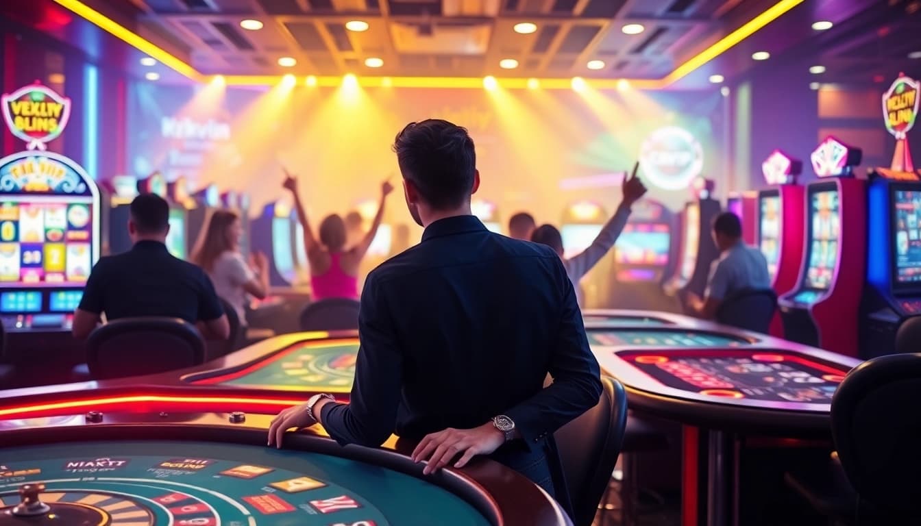 Exciting online gaming scene showcasing rikvip's vibrant casino and player engagement.