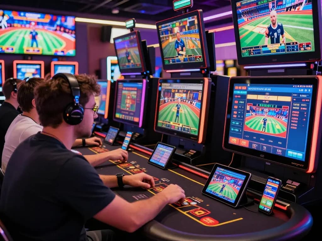 Exciting XX88 online gaming environment with enthusiastic players and vibrant casino action.
