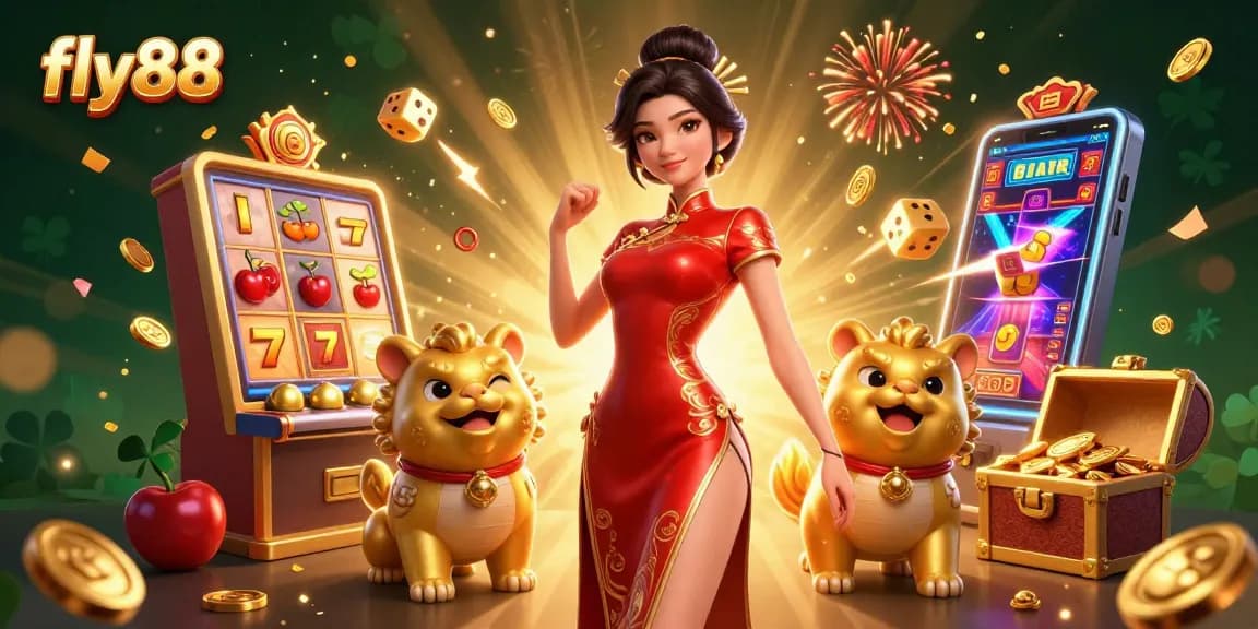 Win big with fly88 in an exciting online casino scene filled with lavish elements.