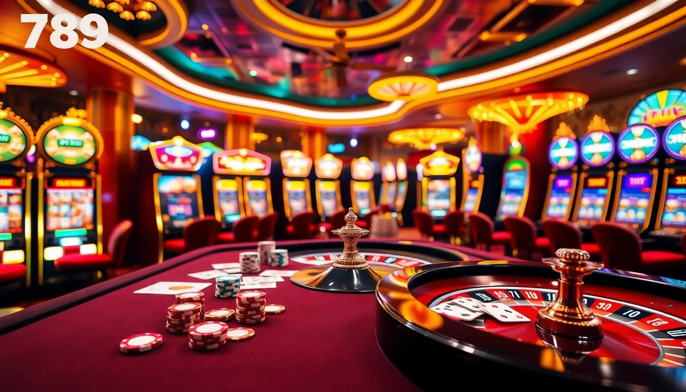 Experience the excitement of betting at 789bet with vibrant casino games and thrilling atmosphere.