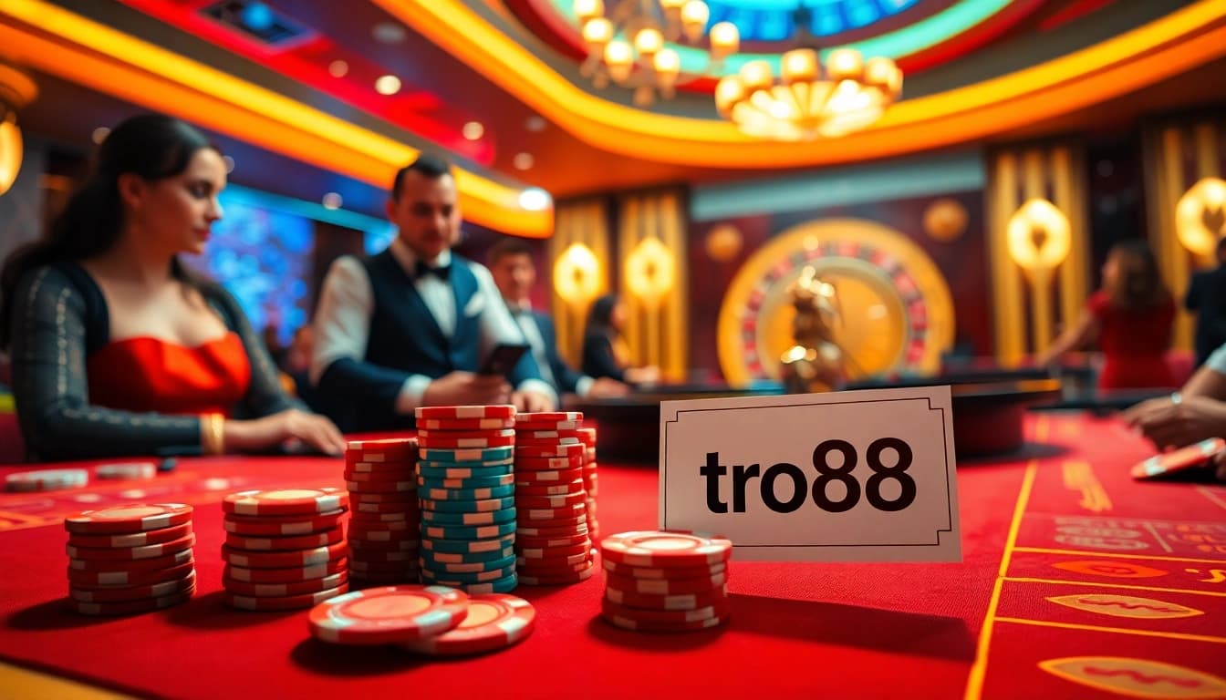 Experience the excitement of gambling at TR88 casino with vibrant tables and thrilling games.