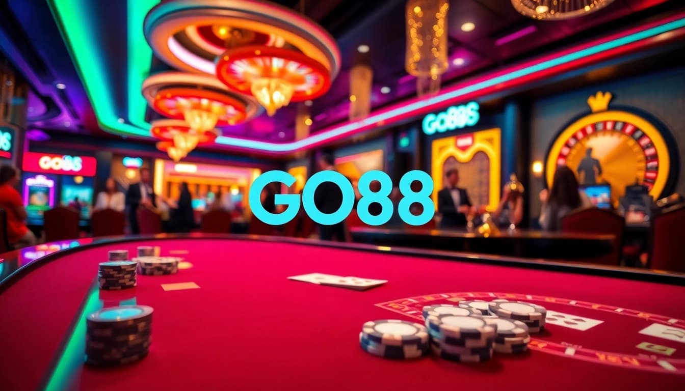 Experience the excitement of GO88 with vibrant casino games and luxurious atmosphere.
