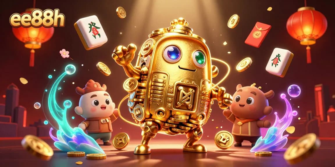 Spin and win with vibrant visuals at ee88h, featuring golden golem and casino elements.