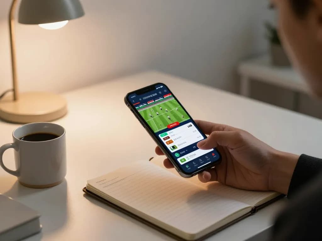 Tỷ lệ kèo nhà cái hôm nay displayed on a smartphone, highlighting exciting sports betting opportunities.