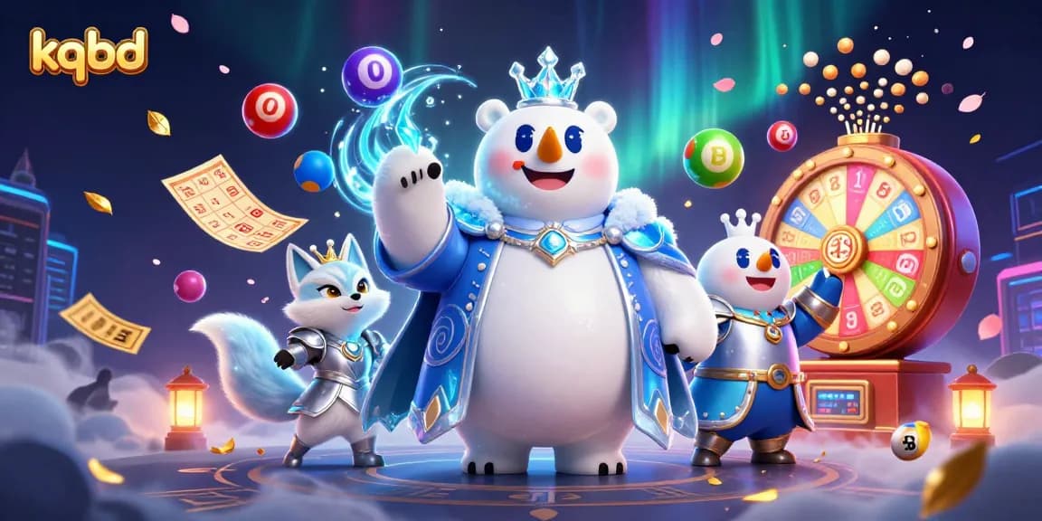 Experience kqbd results in a vibrant, interactive lottery scene with energetic characters.