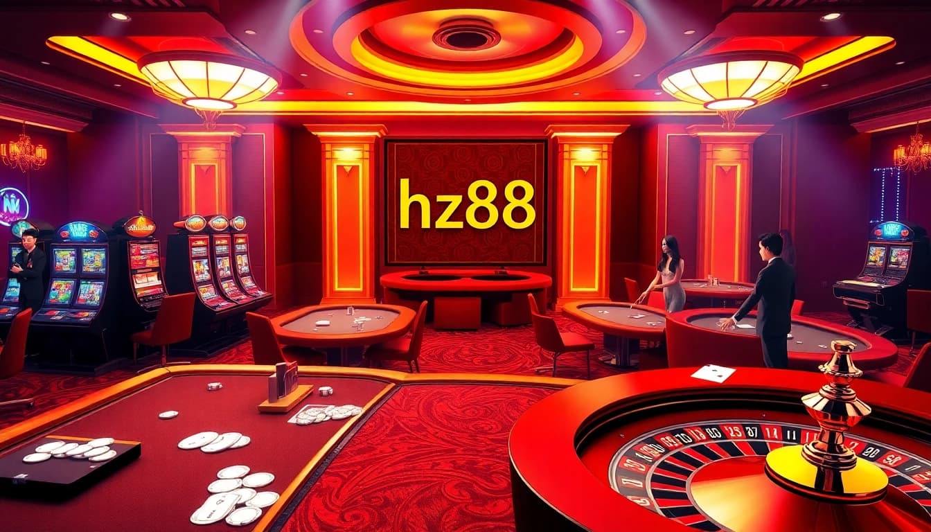 Experience the excitement of winning at HZ88's glamorous online casino games.