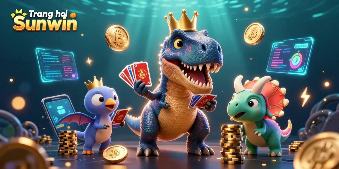 Engage in thrilling gameplay at Trang chủ Sunwin with friendly dinosaur characters and exciting casino elements.