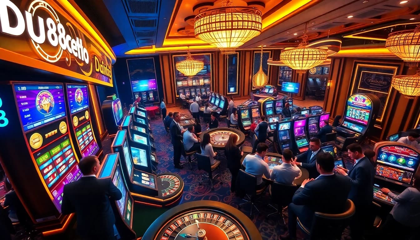 Experience the excitement of online gambling at https://du88.sbs/ with luxurious casino visuals.