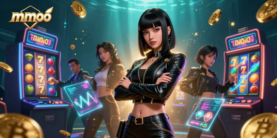 Experience thrilling mmoo gaming with vibrant slots amidst dazzling effects.