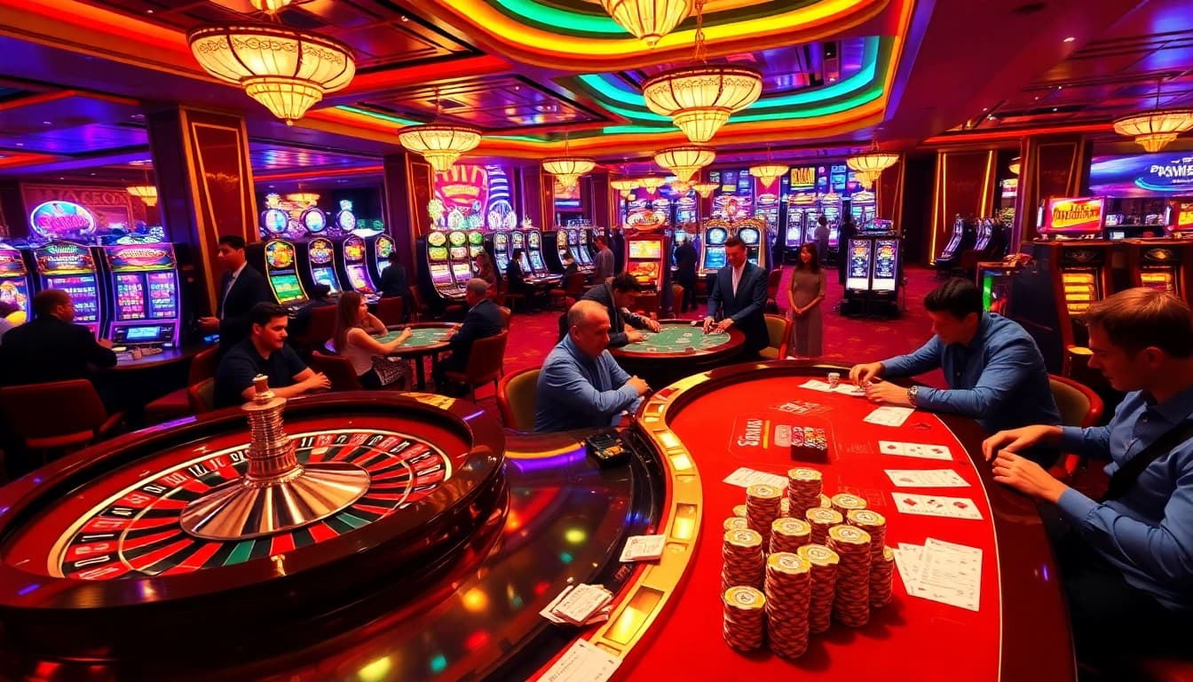 Experience thrilling gambling action at 789F with vibrant casino games and exciting players.