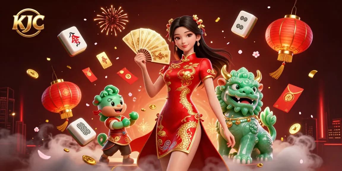 KJC offers thrilling gameplay with immersive casino experiences, featuring lively scenes and captivating elements.
