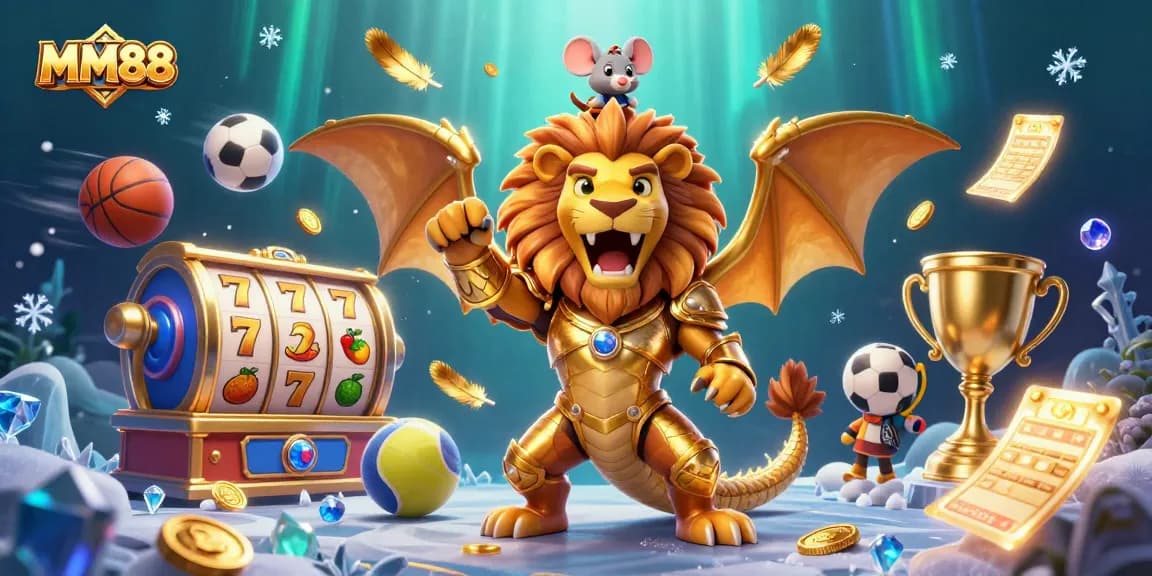 MM88 offers thrilling slots gameplay with golden chimera and mouse jockey amidst dynamic gambling elements.