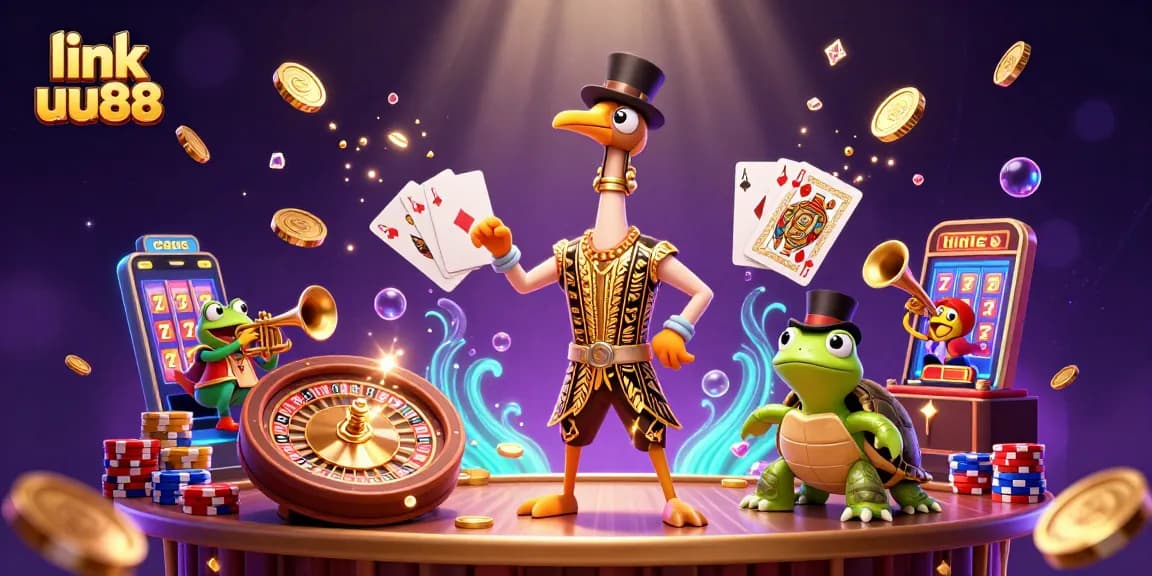Experience the thrill of gaming and winning with link uu88 in this vibrant casino scene.