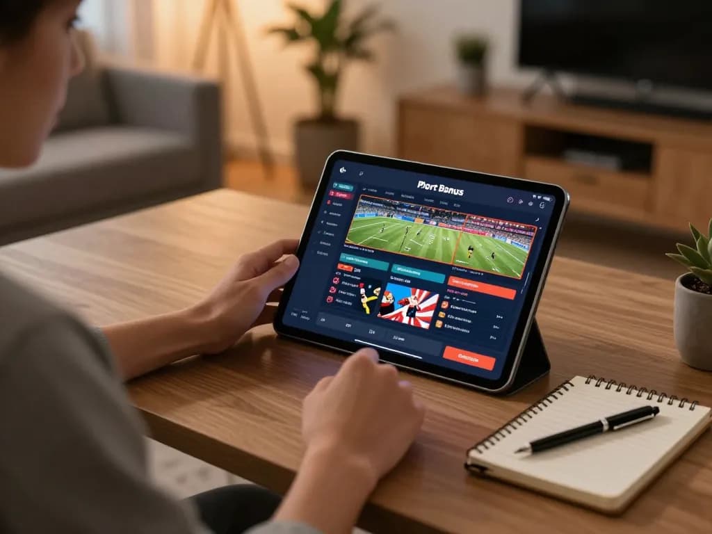 F168 user placing bets online in a cozy home setting, capturing the excitement of sports betting.
