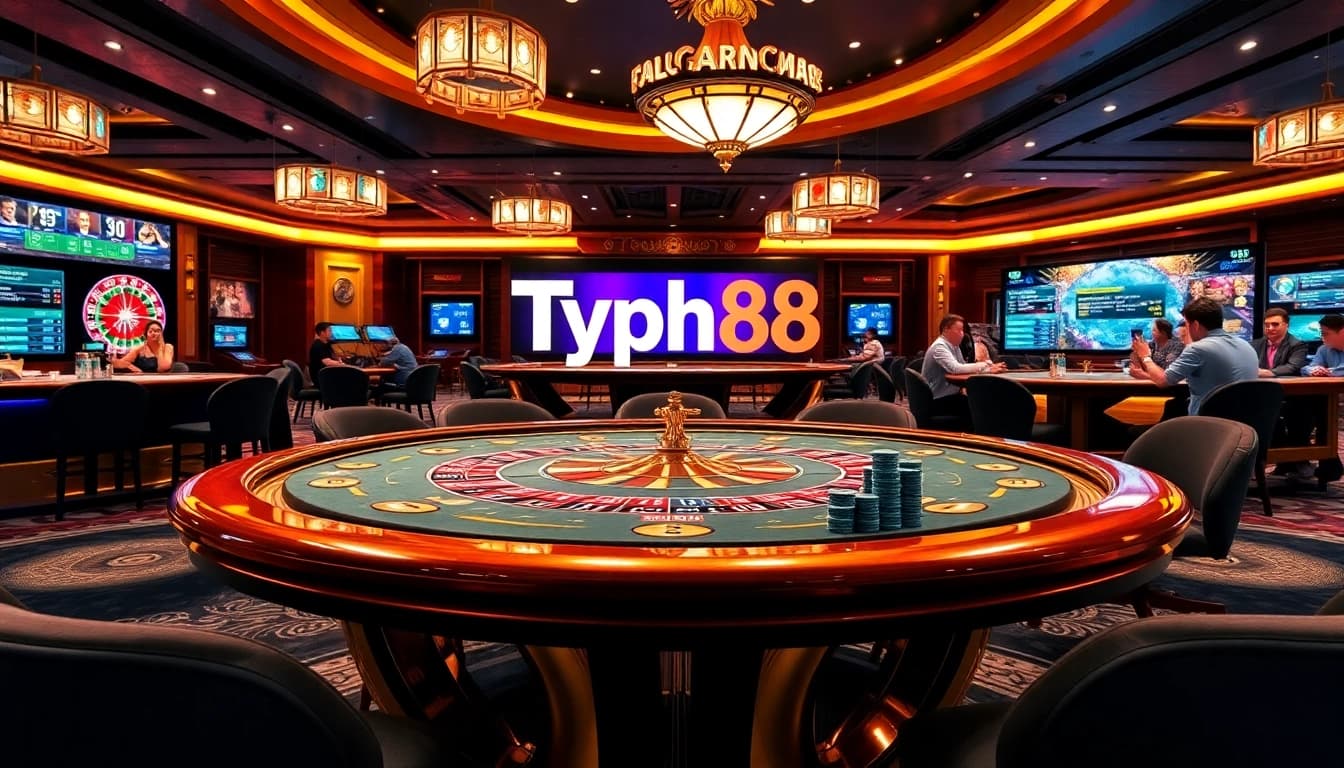 Experience the thrill of Typhu88 with vibrant casino games and exciting live betting moments.