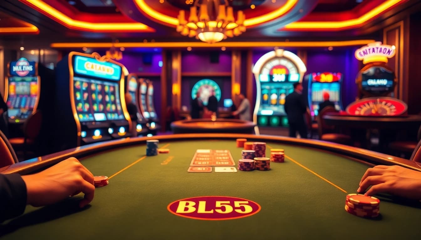 Trải nghiệm những trận poker cao cấp tại casino BL555 với các yếu tố sống động và sang trọng.