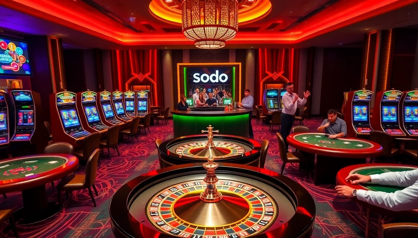 Experience vibrant gameplay at SODO CASINO with dynamic tables and exciting gaming action.