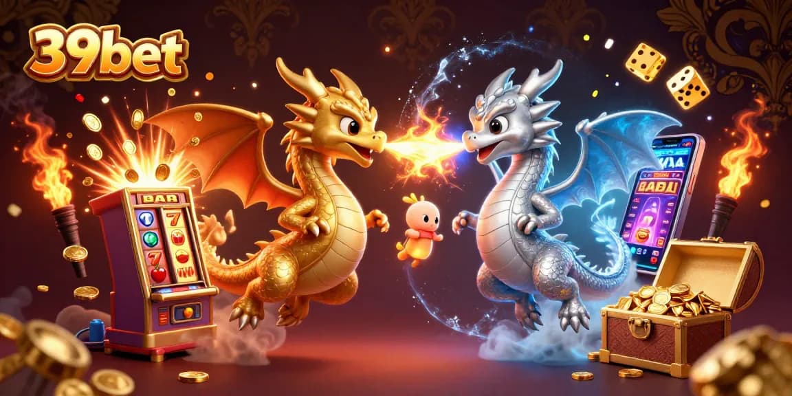Experience thrilling jackpots and vibrant gameplay with 39bet in this stunning 3D casino illustration.