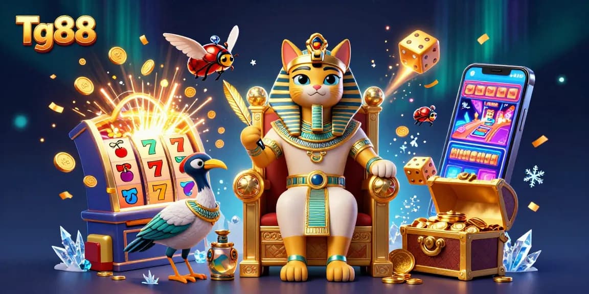 Engage with Tg88's thrilling casino experience featuring vibrant characters and dynamic game elements.
