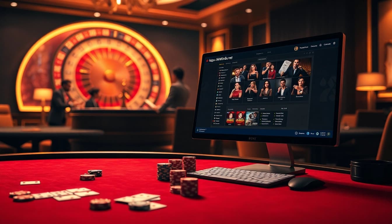 Experience the thrill of betting with high-stakes poker and roulette at https://58win4b.net/ online casino.