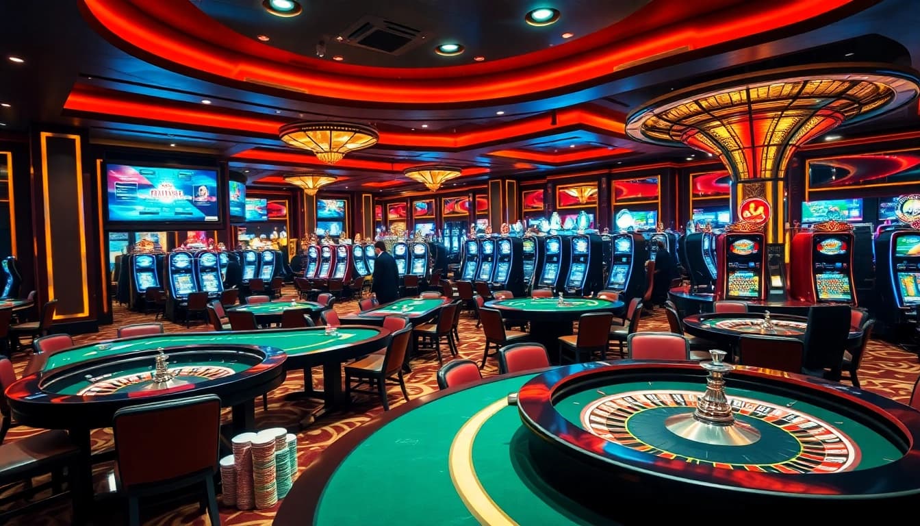 Experience thrilling gameplay at https://gg88.hu.net/ with vibrant casino interiors and engaging gaming activities.