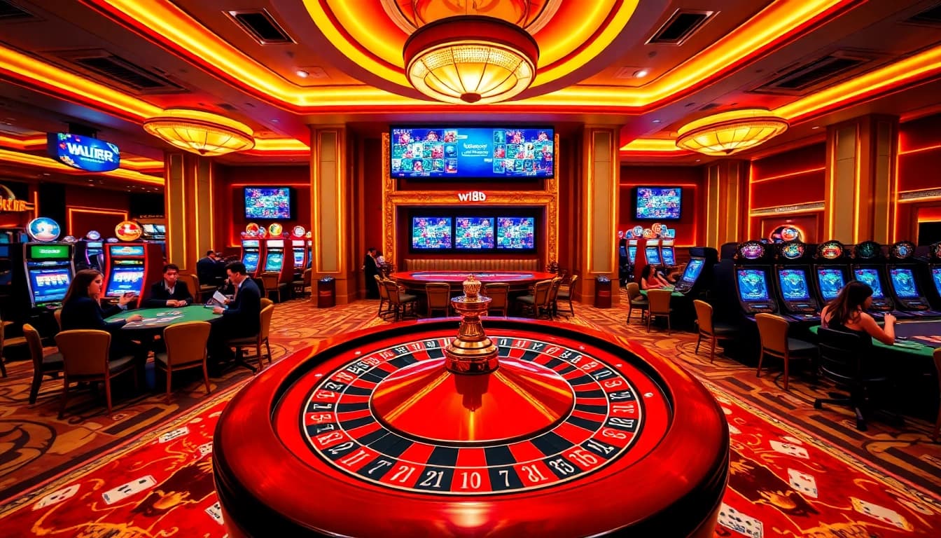 Experience the thrill of gambling with https://w188.today/ showcasing vibrant casino action.