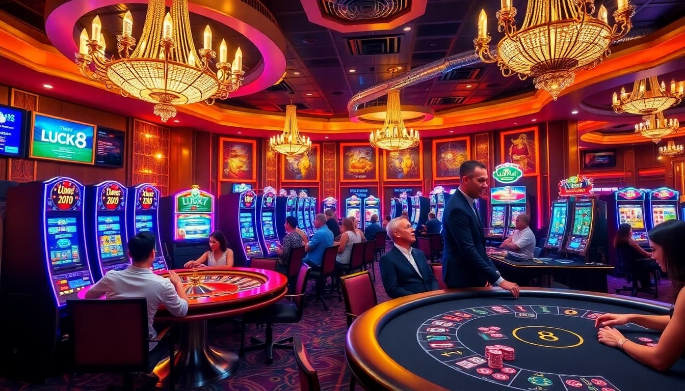 Experience the thrill of winning at Luck8 with vibrant casino games and exciting action.