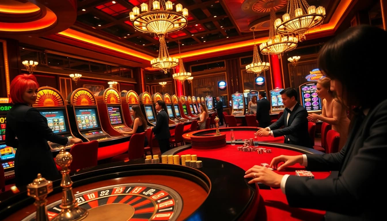 Gambling in a luxurious casino featuring the hidden wiki themes with poker chips and vibrant roulette action.