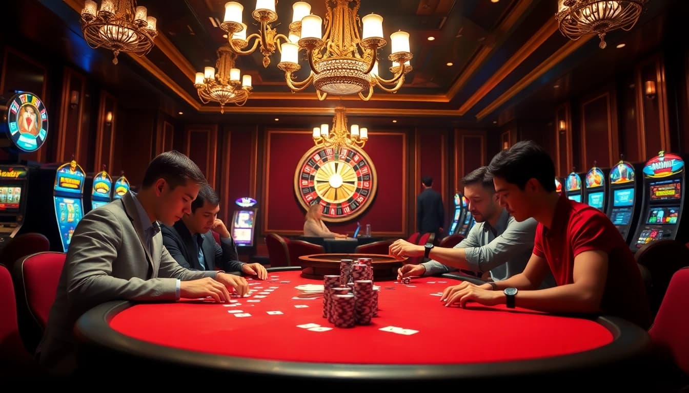 Experience high-stakes poker action at Thabet with luxurious visuals and engaging gameplay.