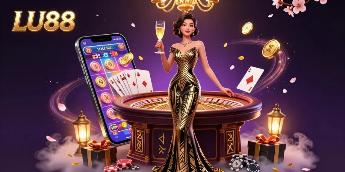 Experience winning opportunities at LU88 with glamorous casino elements and vibrant slot games.