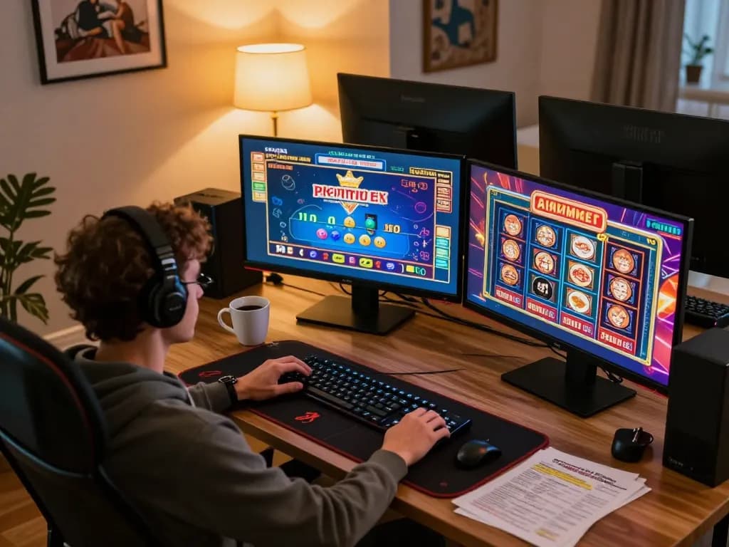 Engaging online gaming session showcasing 79KING platform with multiple games on screen