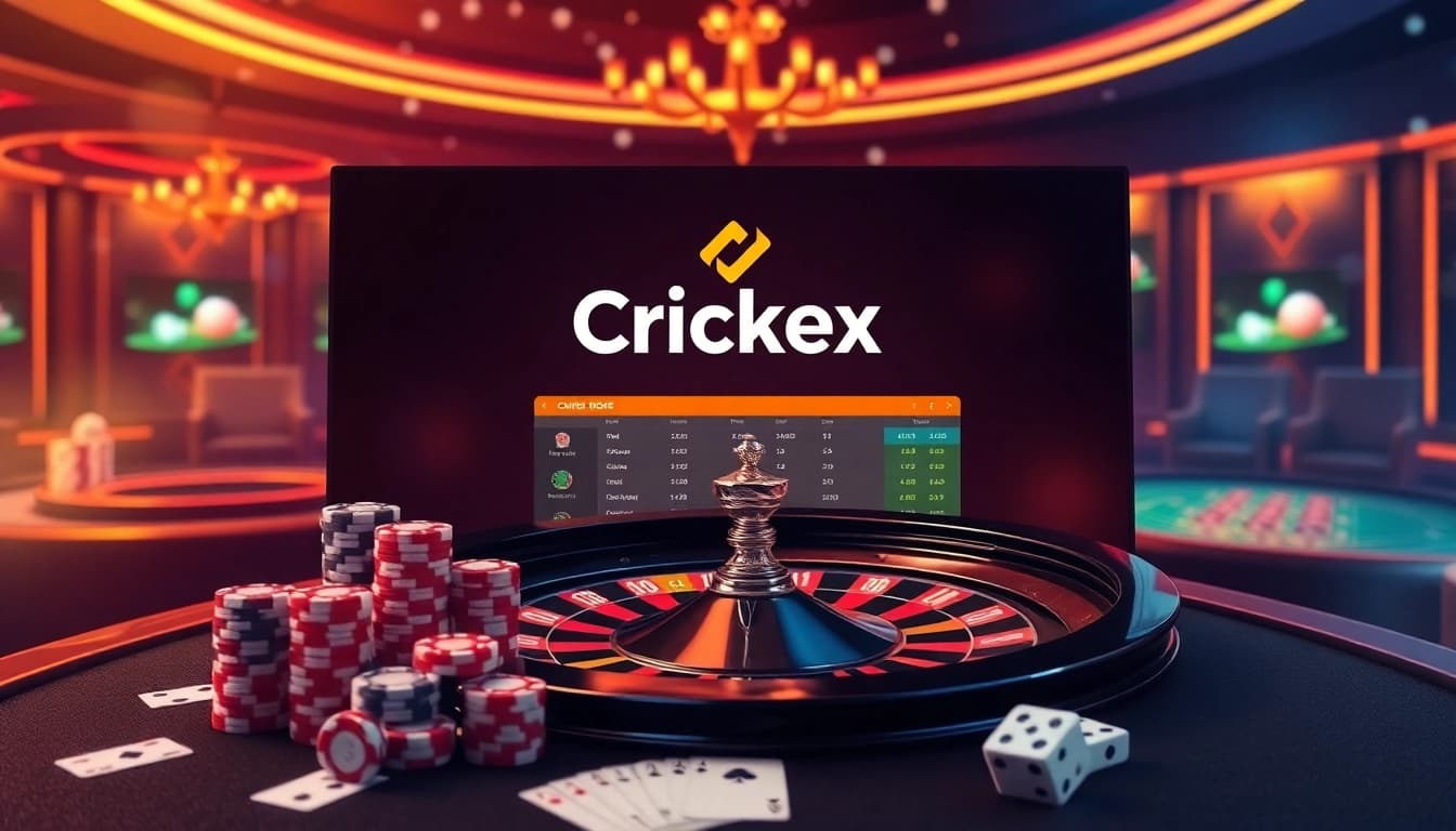 Experience like never before with Crickex, showcasing thrilling betting on a modern gaming interface full of excitement.