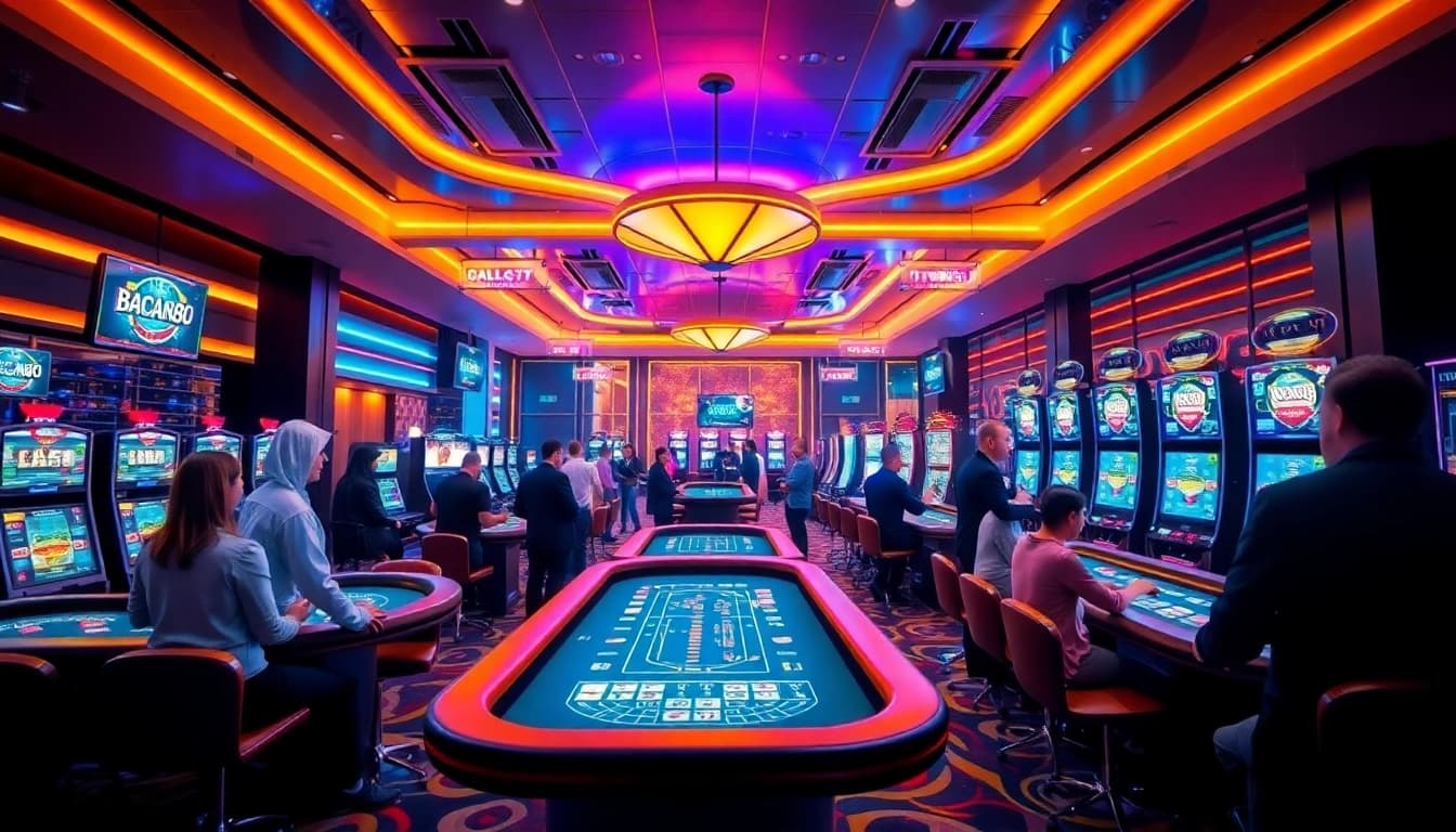 Twin68 online gaming platform showcasing dynamic casino atmosphere.