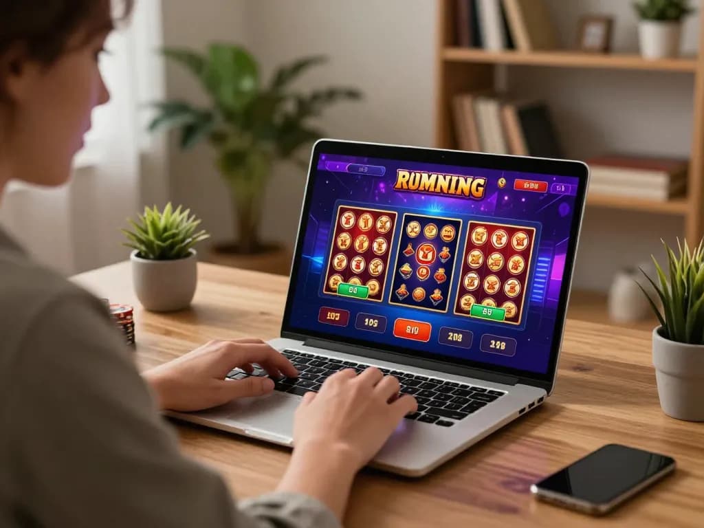 Player exploring exciting online games at alo8 with a cozy atmosphere.