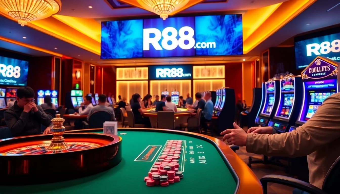Experience the thrill of RR88 com with vibrant casino tables and exciting games.