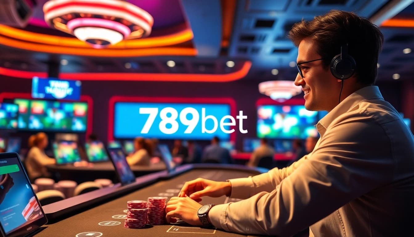 Online gaming excitement at 789bet with vibrant casino atmosphere