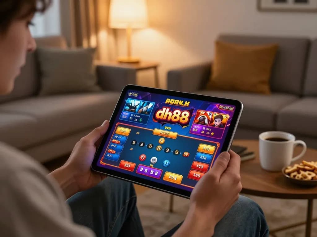 Experience the excitement of dh88 game during home gaming sessions with dynamic graphics and cozy settings.