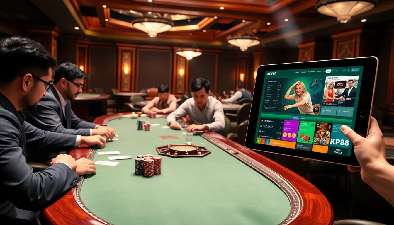 Experience high-stakes poker at https://kp88.space/ featuring intense players and luxurious casino ambiance.
