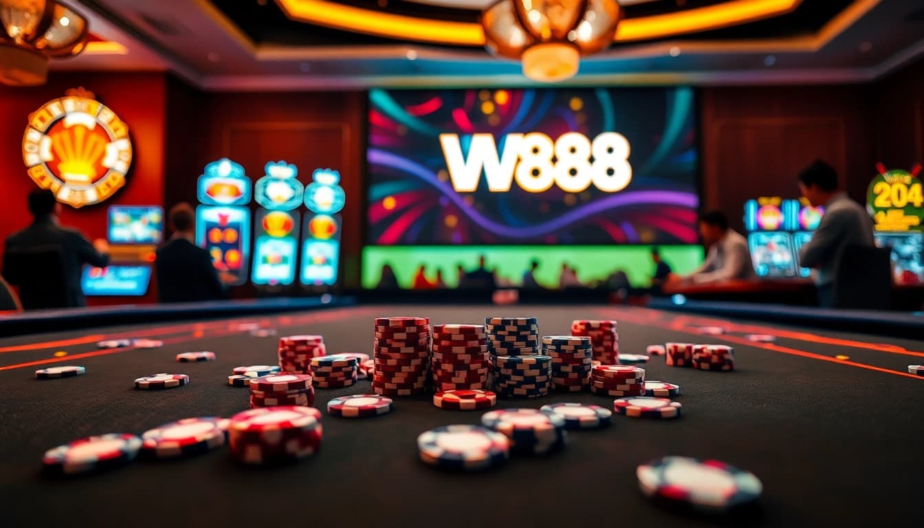 Experience thrilling online gaming action at ww88 with vibrant casino visuals and engaging gameplay.