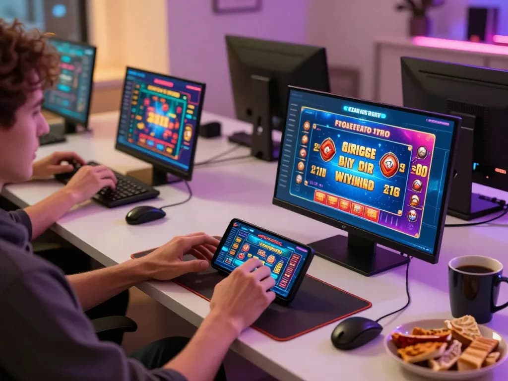 Engaging online casino gaming session at home using dn88 app on devices