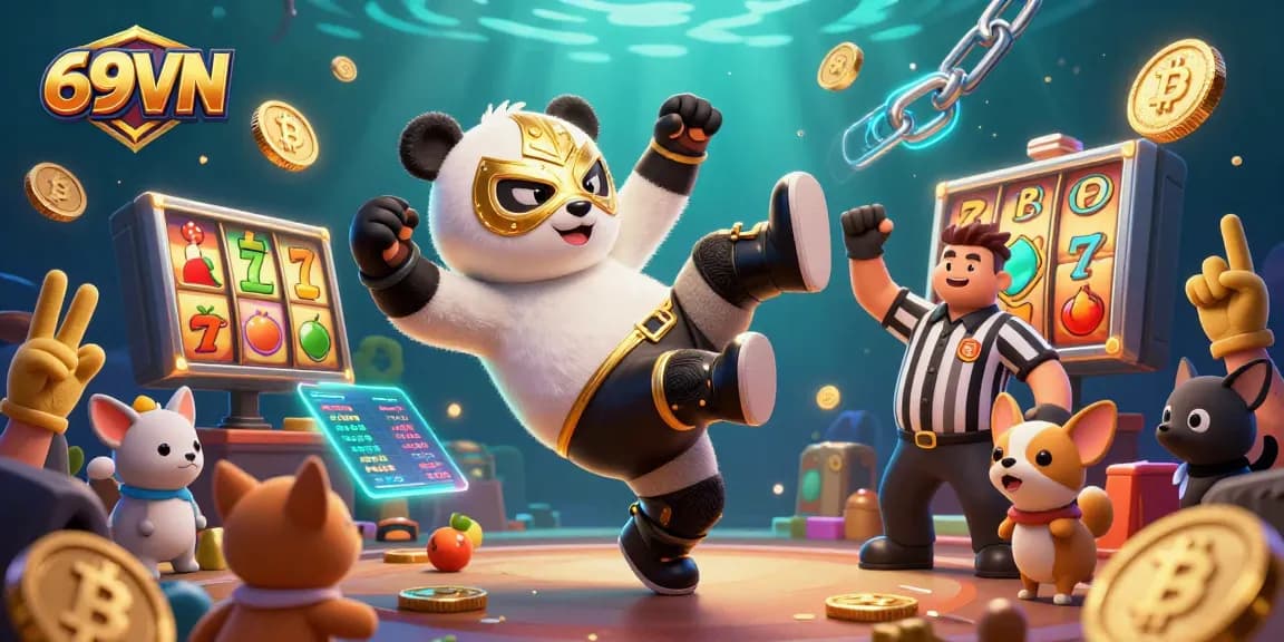 Engage in thrilling slot action at 69VN with dynamic characters and exciting game elements.