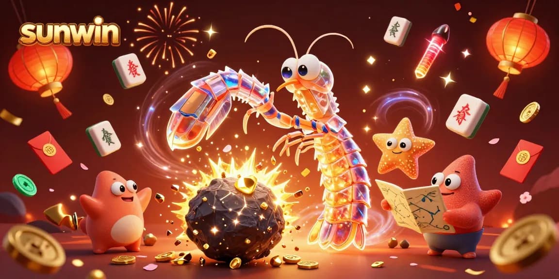 Experience thrilling wins at sunwin with an animated casino scene bursting with energy and color.